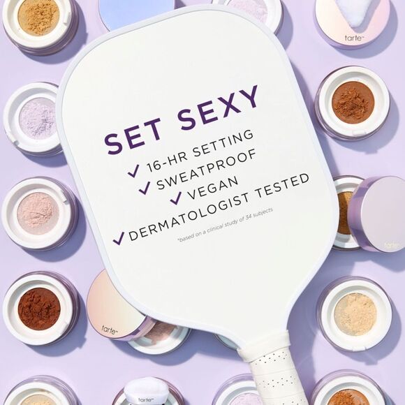 Tarte Translucent Deep deep to mahogany skin tones Creaseless Setting Powder New - Picture 7 of 9